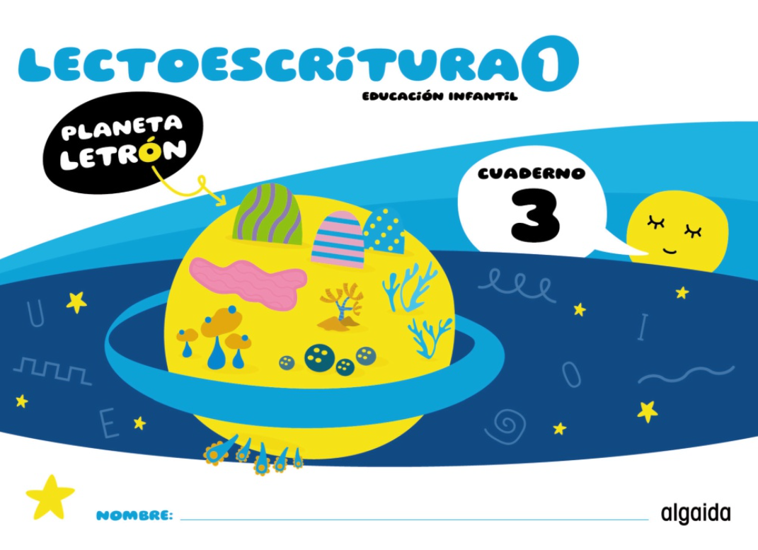 Planeta Letrón (Cuaderno 3) 3 años